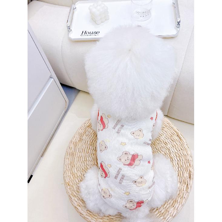 Pet Summer Sun Protection Cat Vest Spring Summer Breathable Anti-Shedding Dog Cooling Clothes Cat Outdoor Dog Clothes