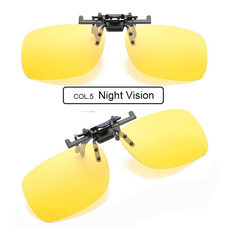 

Поляризованные съемные солнцезащитные очки с клипсой для очков по рецепту