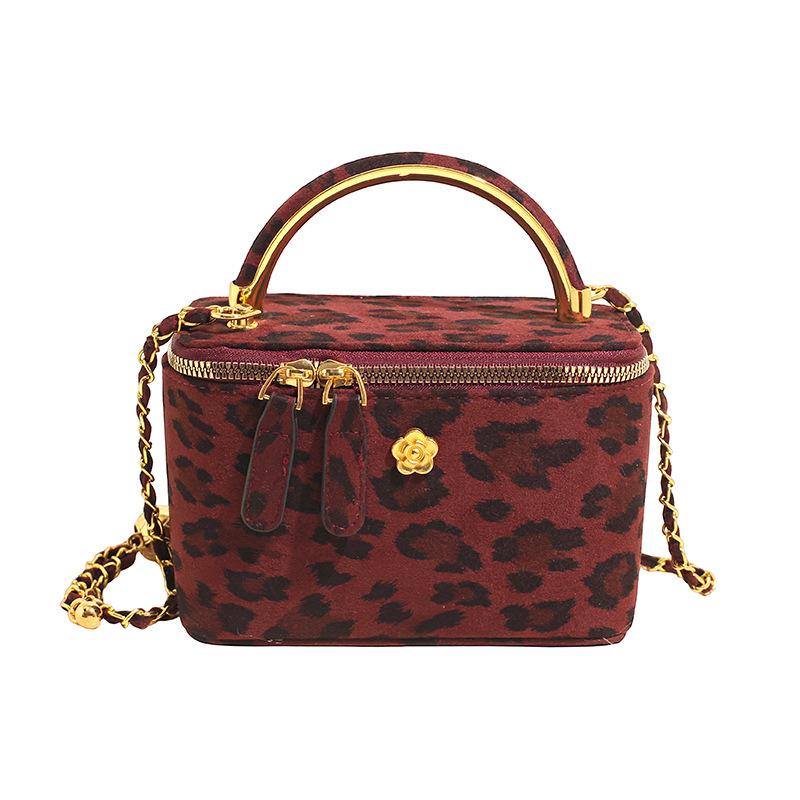 Bag Premium Handbag Women's 2025 Early Autumn Trend Fashion Leopard Print Chain Shoulder Bag Crossbody Bag