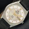 CRYSTAL AUTOMATIC VINTAGE JAPAN MENS SILVER COLOR DIAL WATCH A707769-1
