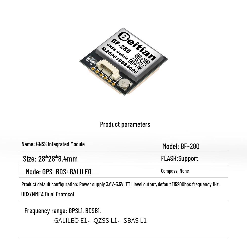 North Sky BF-182 GPS Module Beidou Navigation for Fixed-Wing FPV Drone Flight Controller.