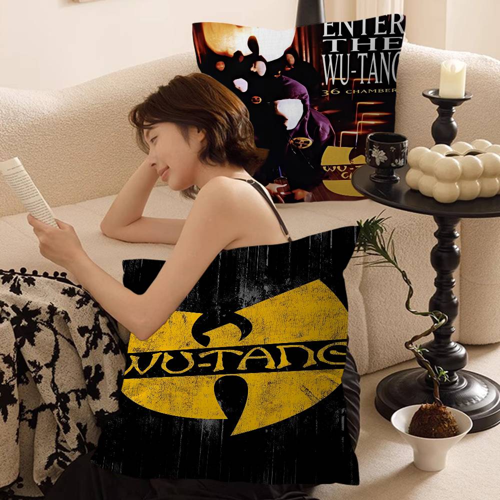 WUTTANG CLAN Personalized Pillow Cover Kids Bedroom Wild Party Decor Pillowcase Kid Birthday Shower Gift
