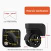 Universal Trolley Suitcase Replacement Wheels - Luggage Repair Accessories
