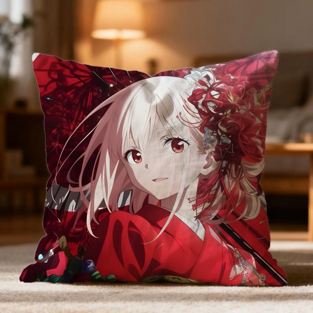 Fashion LLycoris Recoiled Cushion Cover Soft Washable Pillow Case Multi-Scene for Couch Bed Travel Office Use