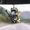 Colorful And Fun Acrylic Dinosaur Car Charm For Creative Vehicle Decor