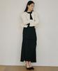 Oeoseoul Pleated Maxi Skirt [Black]