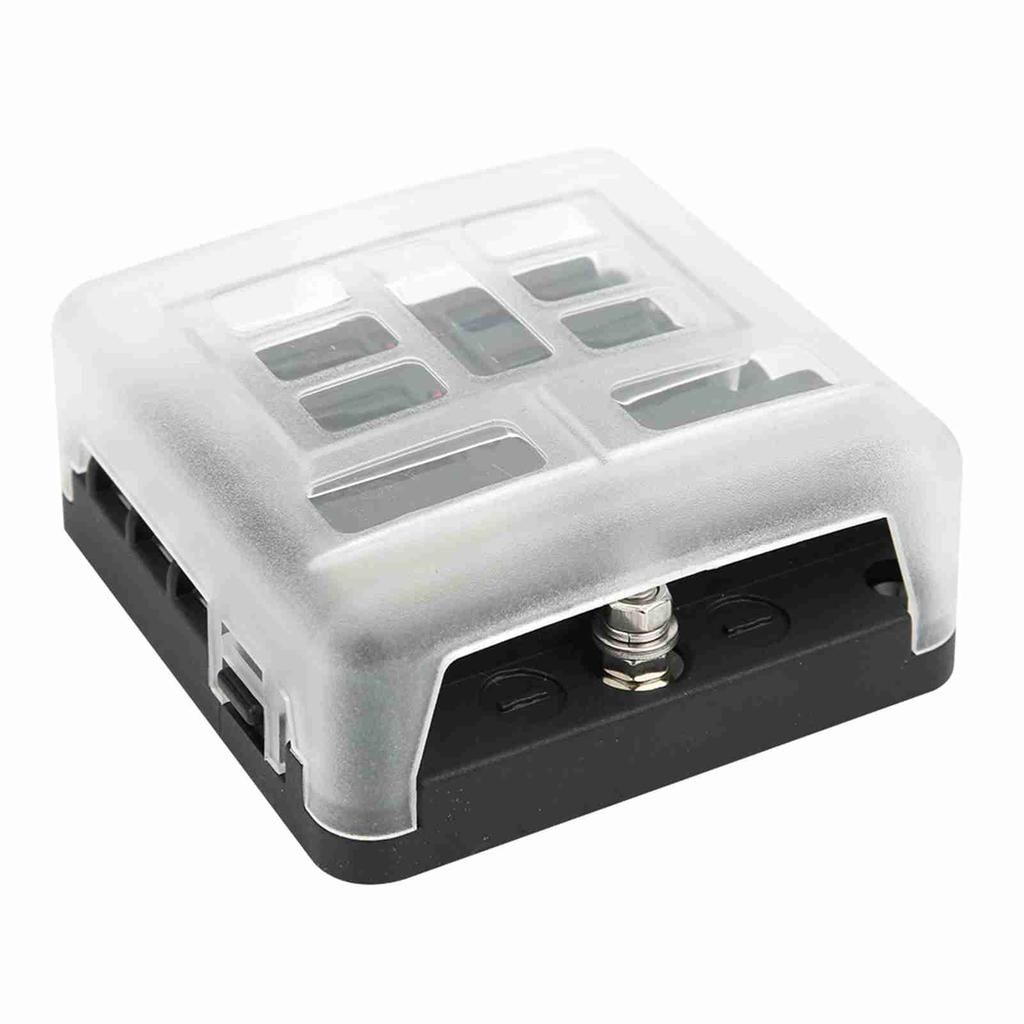6 Way Fuse Box Car Boat Power Distribution Blade Fuse Holder Block Panel 12V?32V
