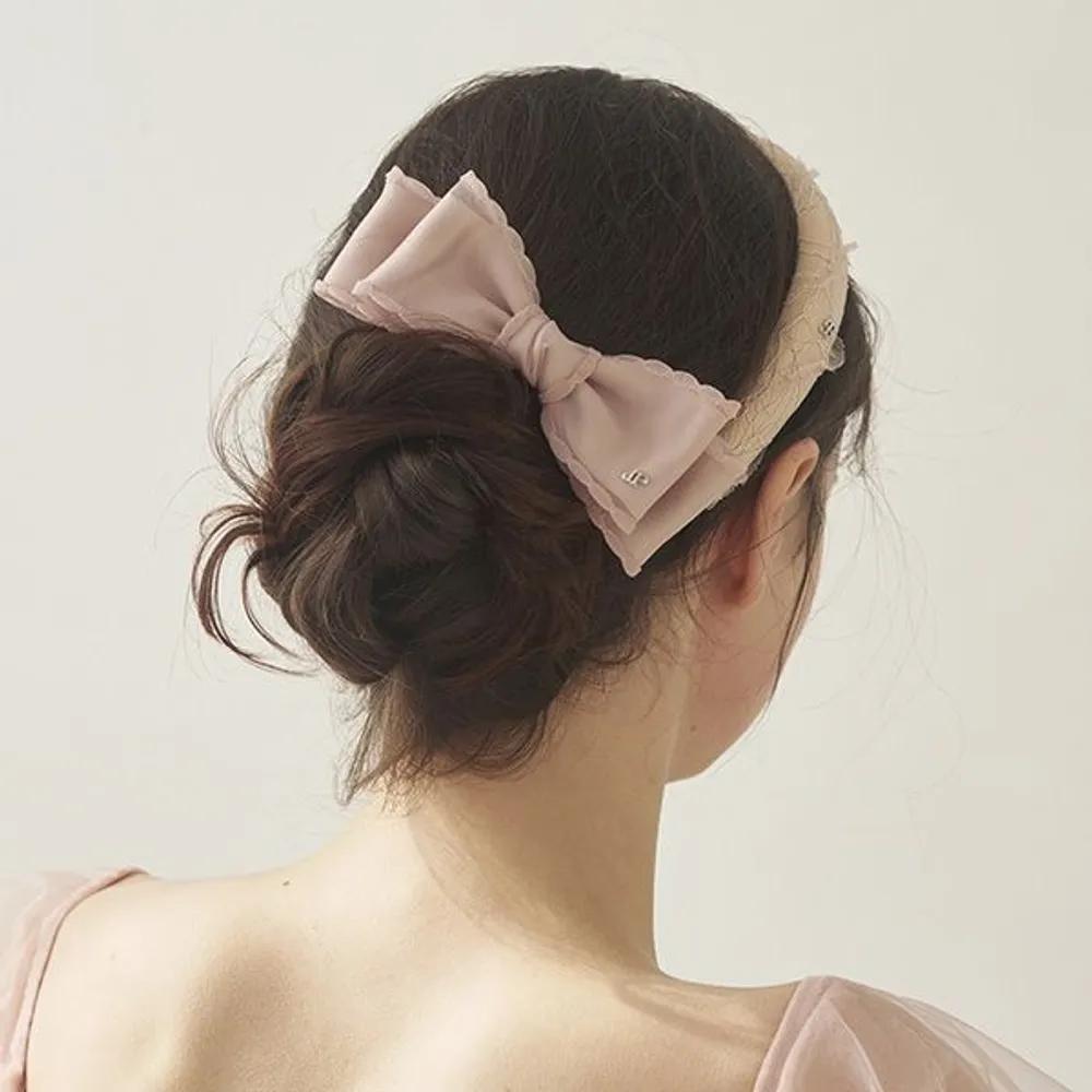 Rolling Ribbon Automatic Pin JP-26-024AB pink