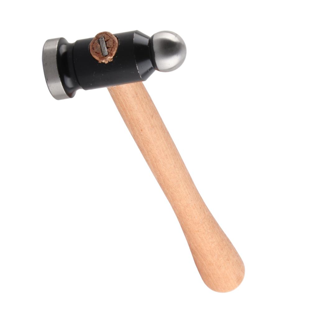Round Hammer Ball Peen Hammer Household Jewelry Processing Hammer Tool (Large)