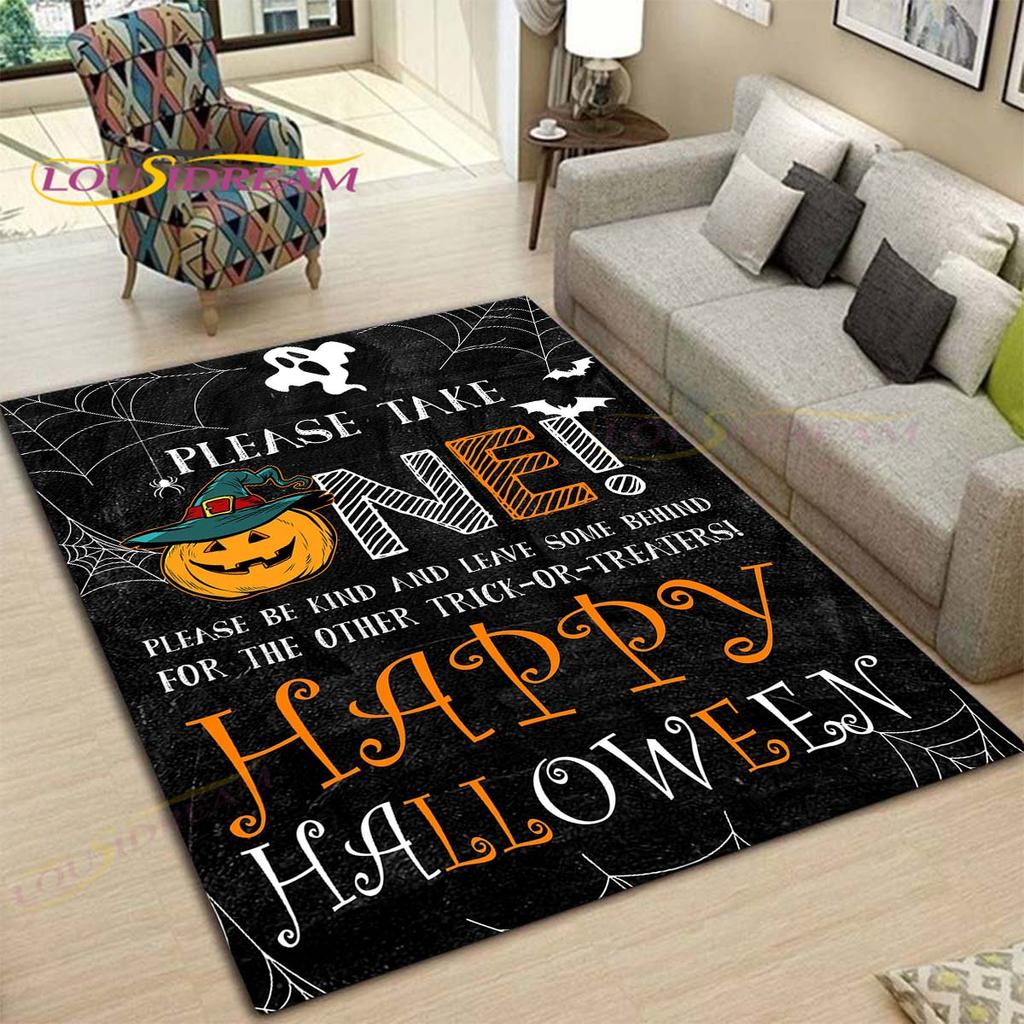 Horror Movie Characters Rugs and Carpets for Home Living Room Bedroom Entrance Large Area Soft Carpet Halloween Decoration Mat