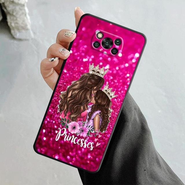 Husă pentru Xiaomi Poco X3 Nfc X4pro X5 M3 pentru Mi 12 13 11 10 10t 8 Note10 Lite 11ultra 11t F1 Femei Super Mom Baby Princess Queen