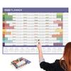 2026 calendar de perete de Anul Nou planificator lunar calendar de perete organizator de programare reutilizabil pentru muncă studiu familie copii cămin birou