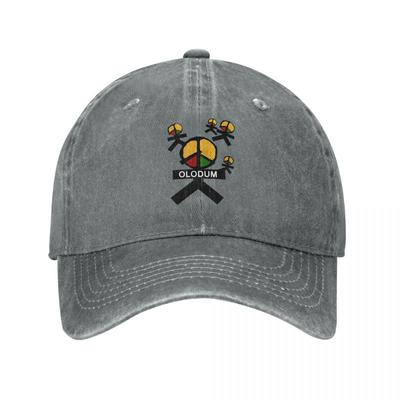 Boné de Beisebol Olodum Vintage Jeans Desgastado Lavado Snapback Chapéu Homens Mulheres Bonés de Verão ao Ar Livre Chapéu