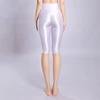 Glänzende Cropped Hosen Pfirsich Hüftstrumpfhosen Leggings Dünne Yogahosen Für Fitness Jogger