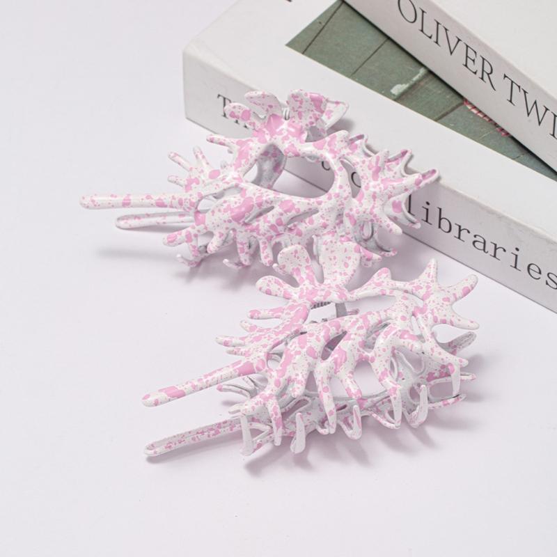 Módní spona do vlasů ve tvaru mušle Protiskluzové sponky do vlasů Velké akrylové čelistní spony do vlasů Pokrývka hlavy Nástroje pro styling Vlasové doplňky