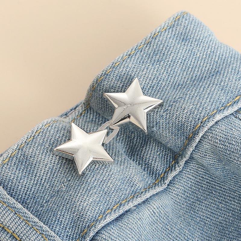 Waist Pants Tightening Make Clip Waist Adjustment Clip Waist Reduction Clasp Line Button Brooches for Garment Decoration NK001