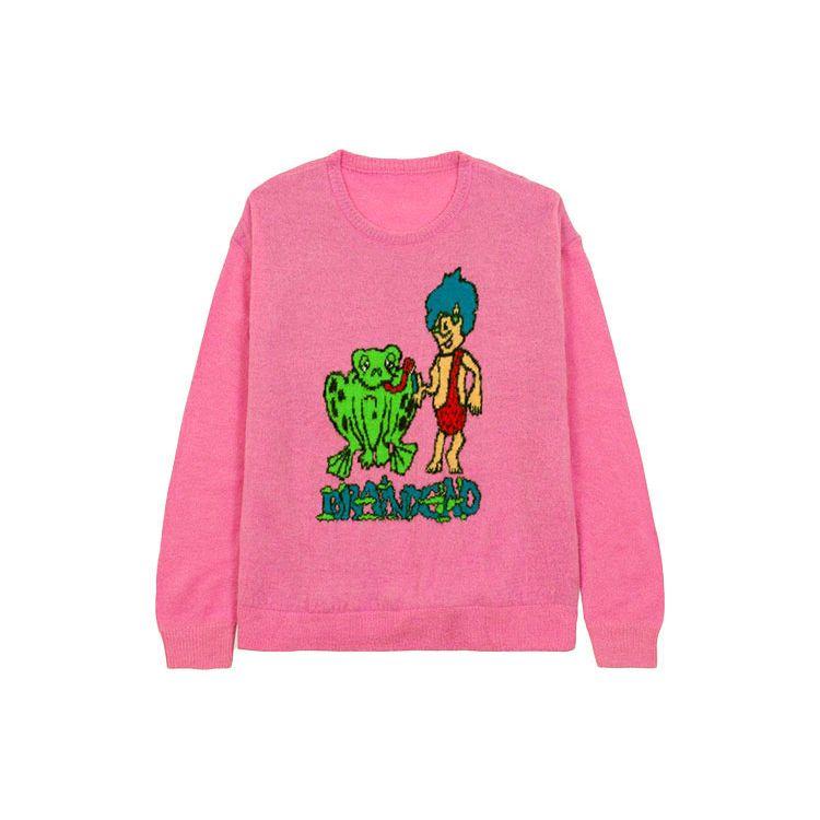 

Свитер Brain Dead Buddies цвета фуксии, мужские топы, розовый BDF21O12001960PK04