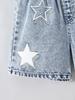 Boys' Two-Piece Casual Outfit: Versatile Short-Sleeve Collared Shirt with Star Pattern and Matching Loose-Fit Shorts Set (Spring/Summer Collection)