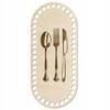 Base for large cutlery baskets Oval bottom 27x12cm Crochet bottom