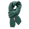 Fashion Cashmere Scarf Winter Warm Thick Comfortable Velvet Convenient Scarf Outdoor Keep Warm Solid Color Simple Scarf