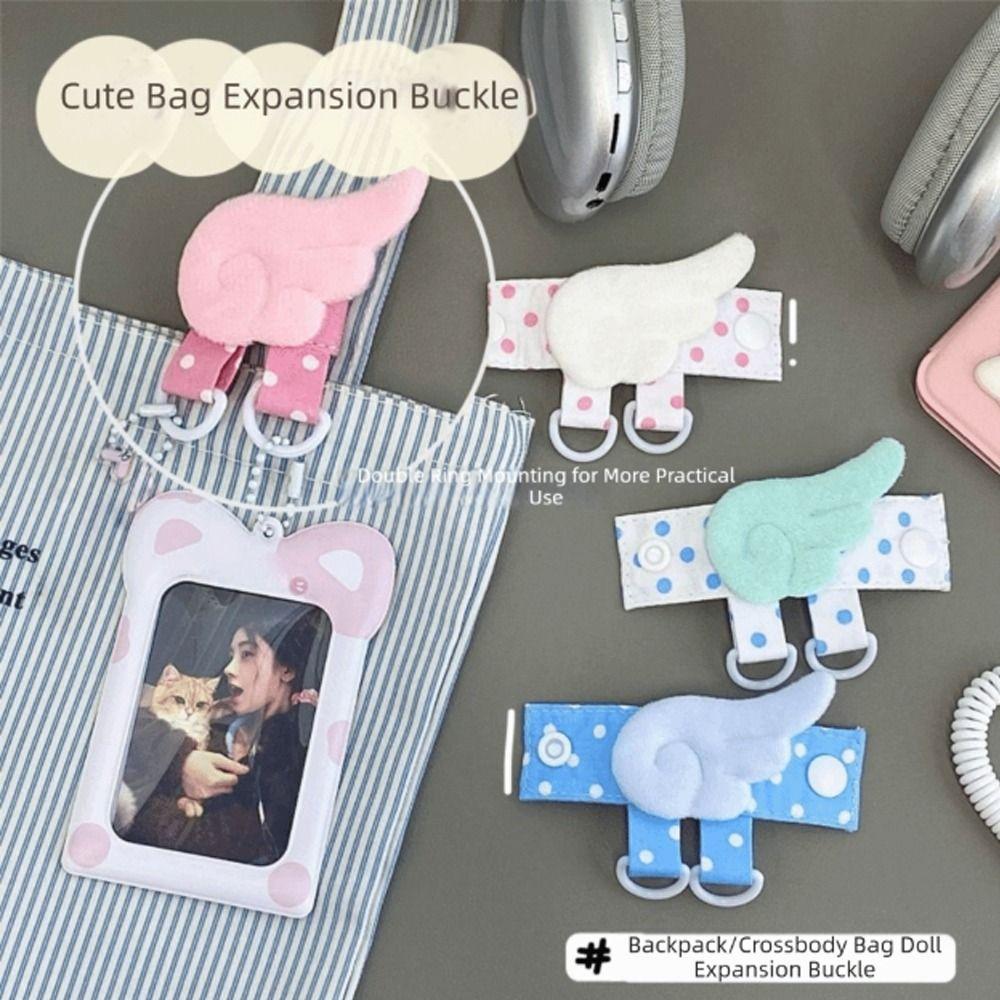 High Quality Display Buckle Bag Hanging Buckle Cute Cartoon Handmade Display Buckle Wing Pattern DIY Keychain