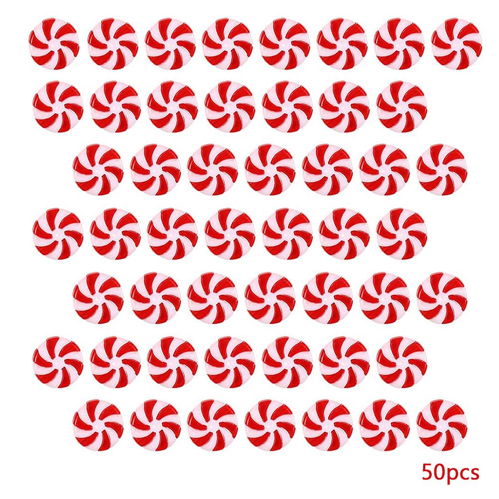 25MM Acrylic Christmas Candies DIY Christmas Tree Hanging Decoration Gift For Birthday Halloween