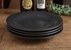 Black Set of 4 LindstymestCeramics EBONYSalad Plate20.8cm