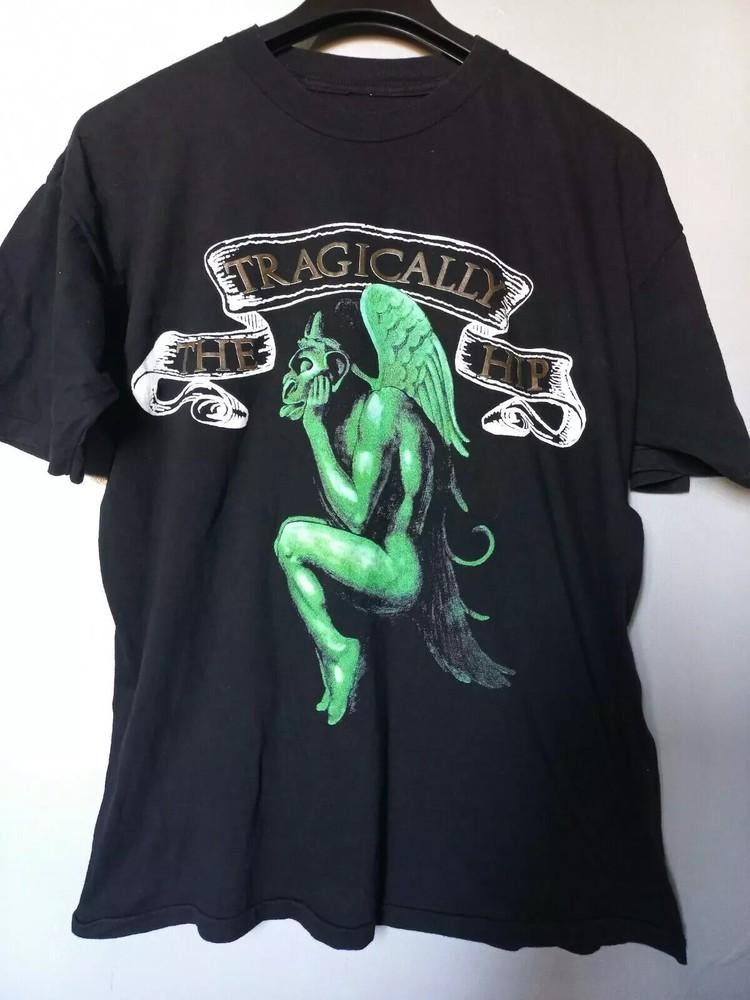The Tragically Hip Band Short Sleeve Black T-Shirt Unisex T-Shirt S