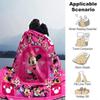 Minnie Mouse Pink Frame Blanket Soft Throw Blanket For Home Bedroom Bed Sofa Travel Office Solid Christmas Blanket