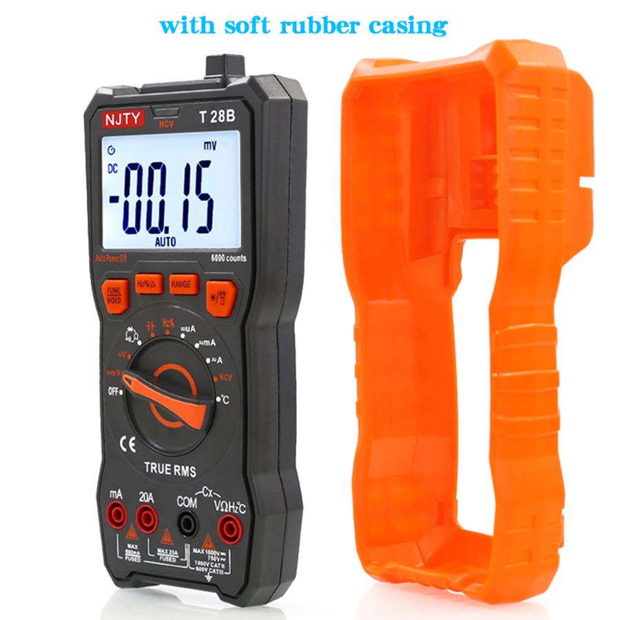NJTY T28B Multimeter Hochpräzises Digitaldisplay Haushaltselektriker-Multifunktionsmessgerät