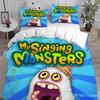 My Game Singing Monsters Bedding Sets 3D Print Comforter Quilt Bed Cover Duvet Cover Pillow Case 2-3 Pieces Sets Kids Adult Size
