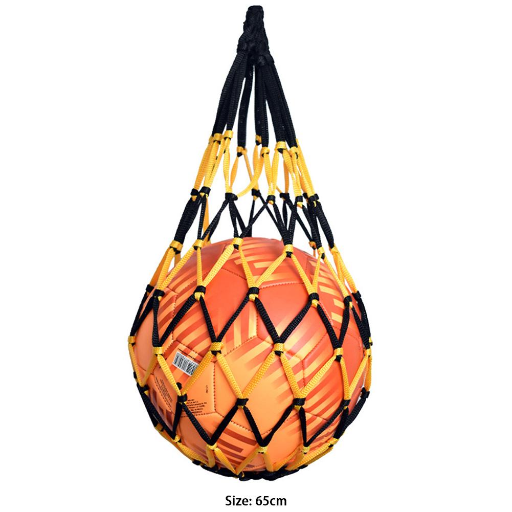 Basketball Football Net Bag Nylon Bold Storage Pack Single Ball Carry Portable Equipment Outdoor Sports Soccer Volleyball Pocket