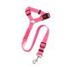 Pet car leash, dog car seat belt, ring safety rope, rear seat leash