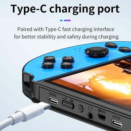 7palcová ruční herní konzole X12 Plus s podporou 9 simulátorů Kamera s AV výstupem Elektronická kniha Duální joystick Přenosné děti Dospělí Přehrávač videoher