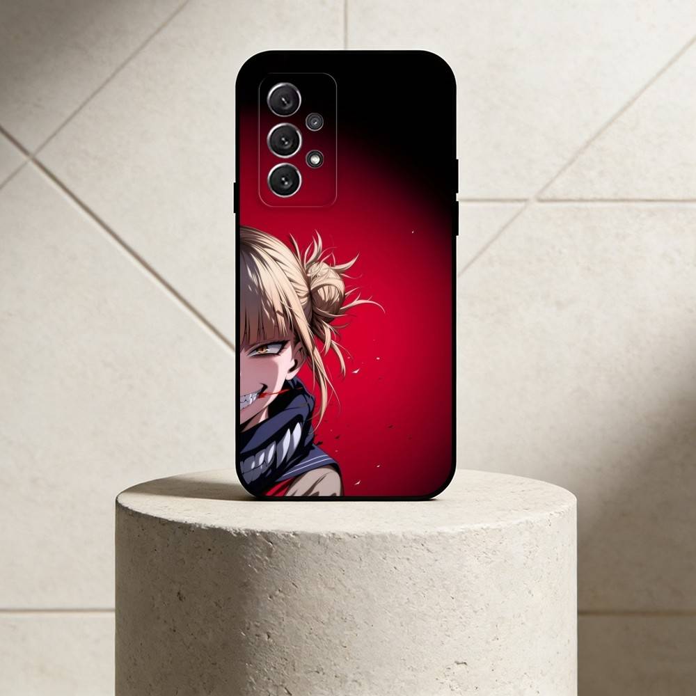 A-Anime cool S- Toga himiko Phone Case For Samsung S25,24,23,22,30,21,10,9,Ultra,Plus,Lite Soft Black Case Samsung S24