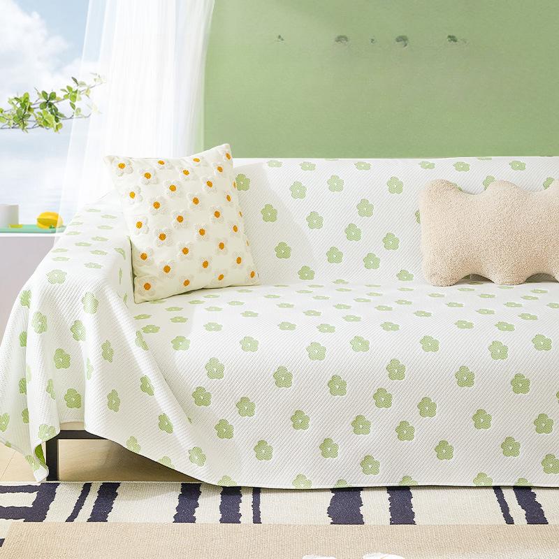 Prosop de canapea din mătase de gheață de vară Husă de canapea anti-zgâriere Husă universală All-inclusive Husă de canapea Leneș dintr-o singură bucată Pânză