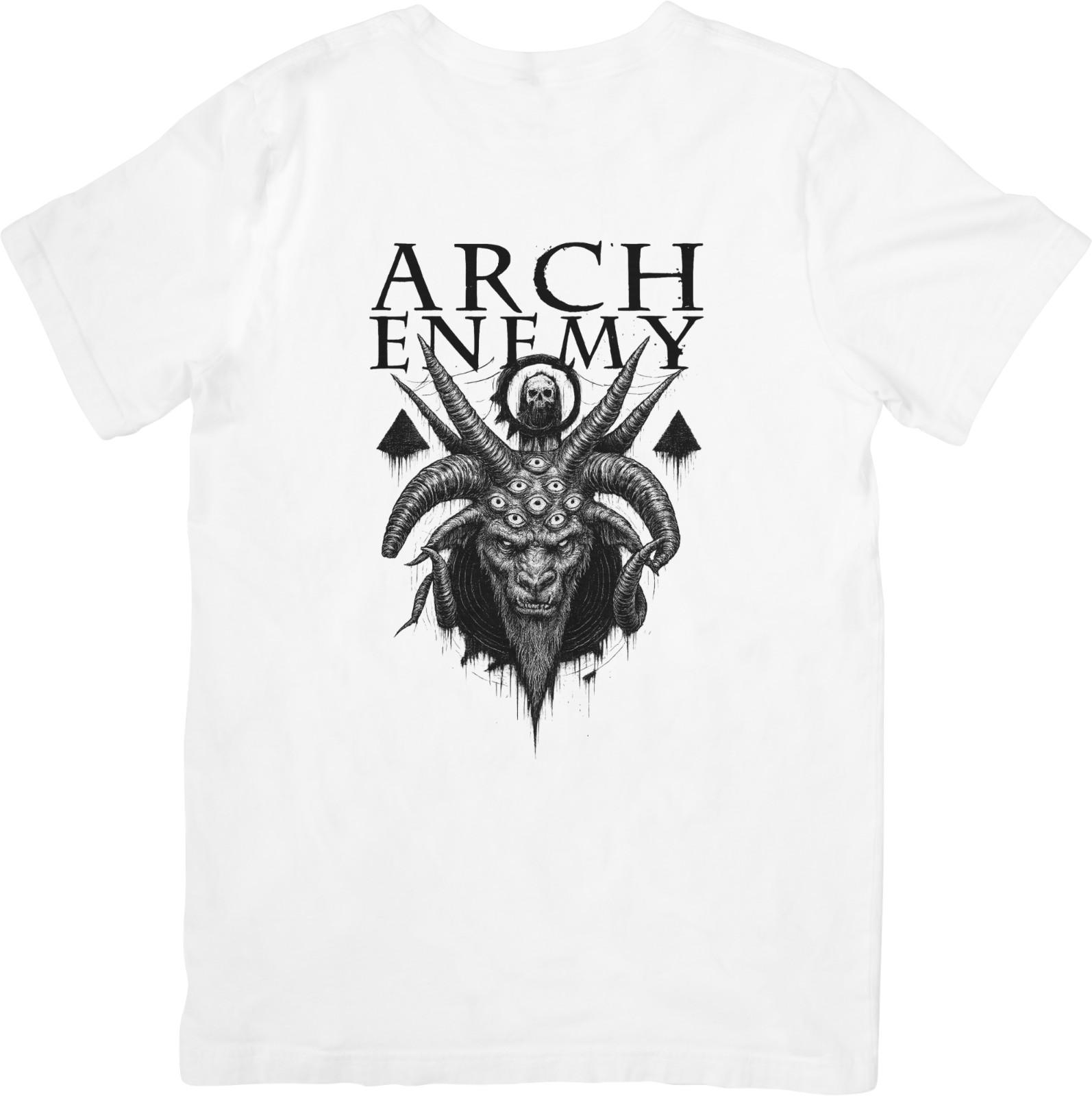 Arch Enemy тяжелый металл Музыкальная футболка унисекс Белая. S