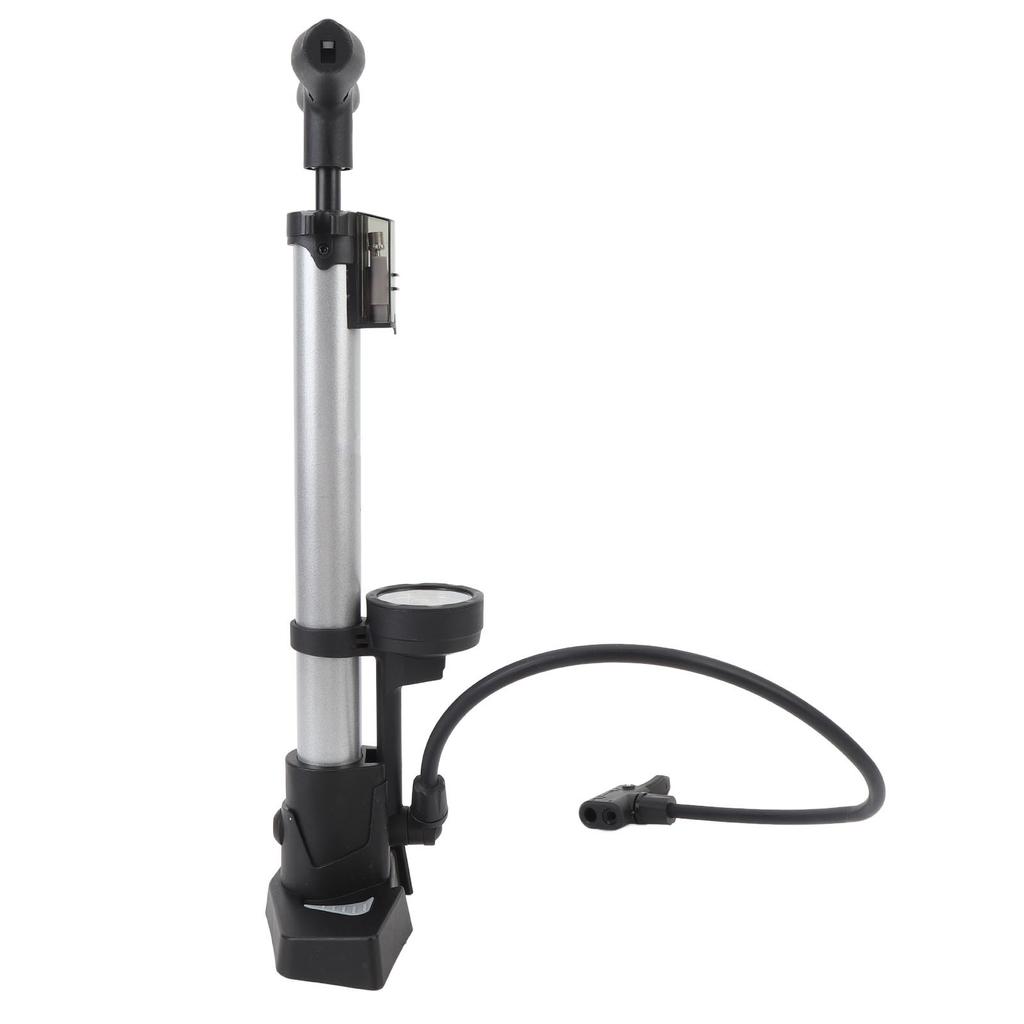 Fahrradreifenpumpe mit Manometer 160 PSI Hochdruck Aluminium Standluftpumpe Inflator für