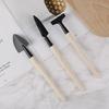 3Pcs/Set Home Garden Tool Set Home-Grown Three-Piece Shovel Rake Planting Tools