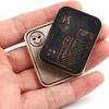 Poker Push Card Portable Magnetic Metal Poker Slider Toy for Home School Office Outdoor AA