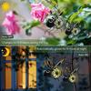 2026 New Solar Bee Hanging Lights  Waterproof Simulation Bumble Bee Solar Garden Lights, Outdoor Decor for Patio, Party, Festivals & Birthday Gifts