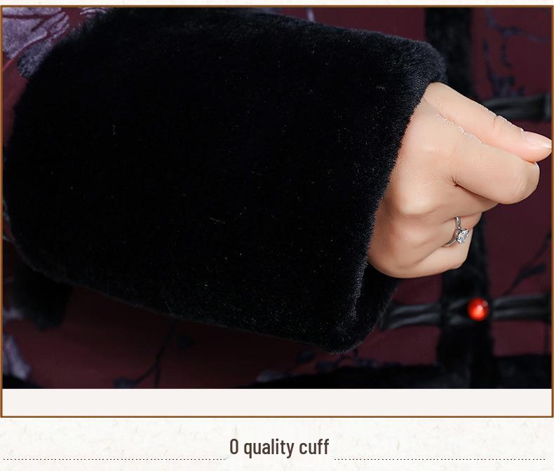 2025 New Winter Coat for Middle-Aged and Elderly Women - Thick Velvet, Stylish Warm Top for Mom or Grandma