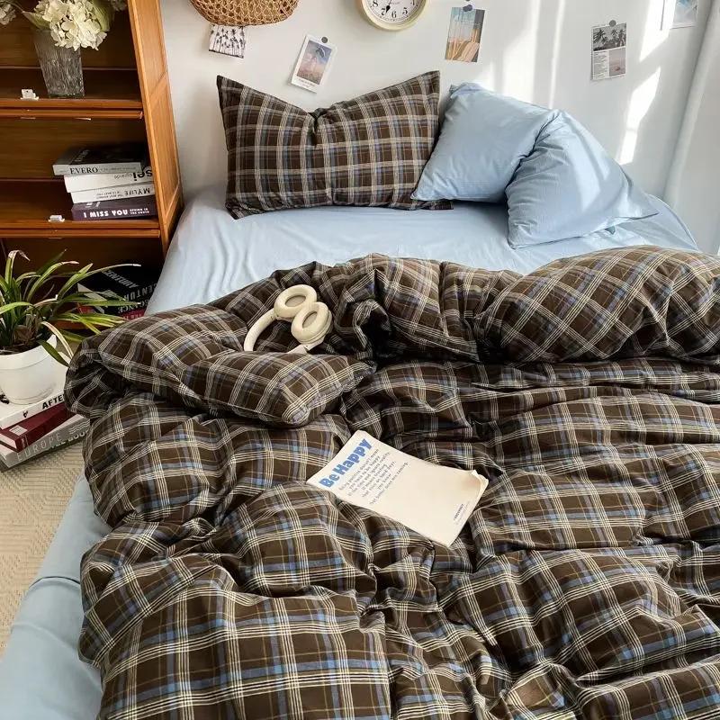 Bedding Set Ins Ambiance Blue Coffee