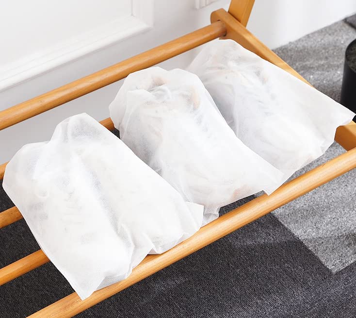 10/50pcs Non-woven Shoes Bag Dustproof Drawstring Travel Anti-yellow Moisture-proof Dust-proof Storage Bag Home Organization