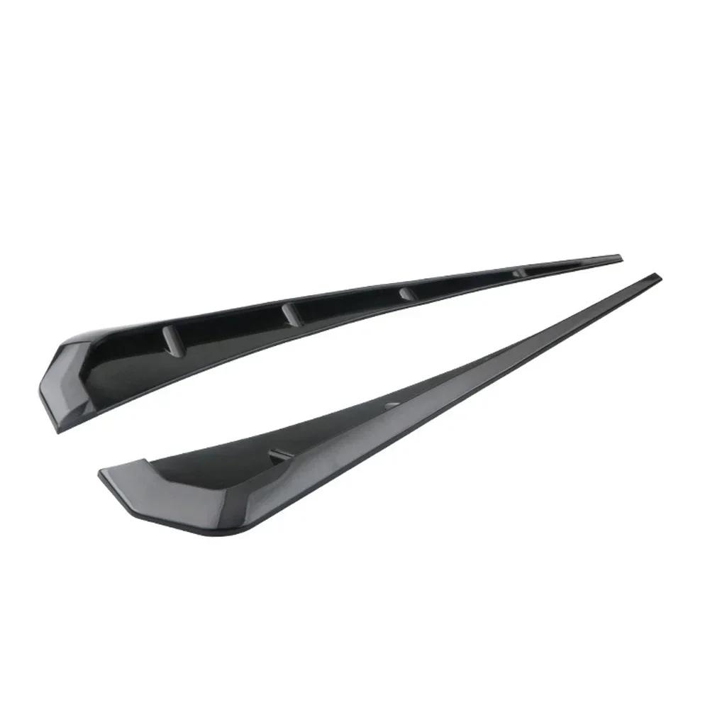 2Pcs Universal Car ABS Side Fender Vent Air Wing Cover Moulding Trim Stickers Hood Intake Sticker Car Styling Accessories