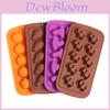 Molde de Silicone Premium de Abóbora de Halloween para Chocolate, Doces, Biscoitos e Cubos de Gelo