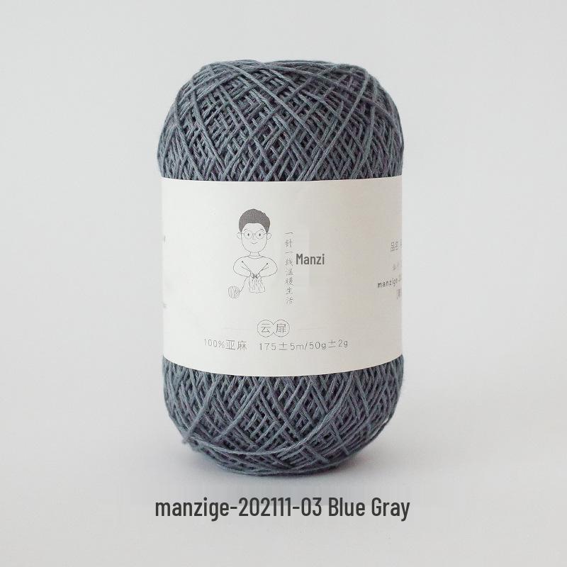 Yunfei 100% Linen No. 5 Fine Thread for Hand-Woven Crochet and Needlework