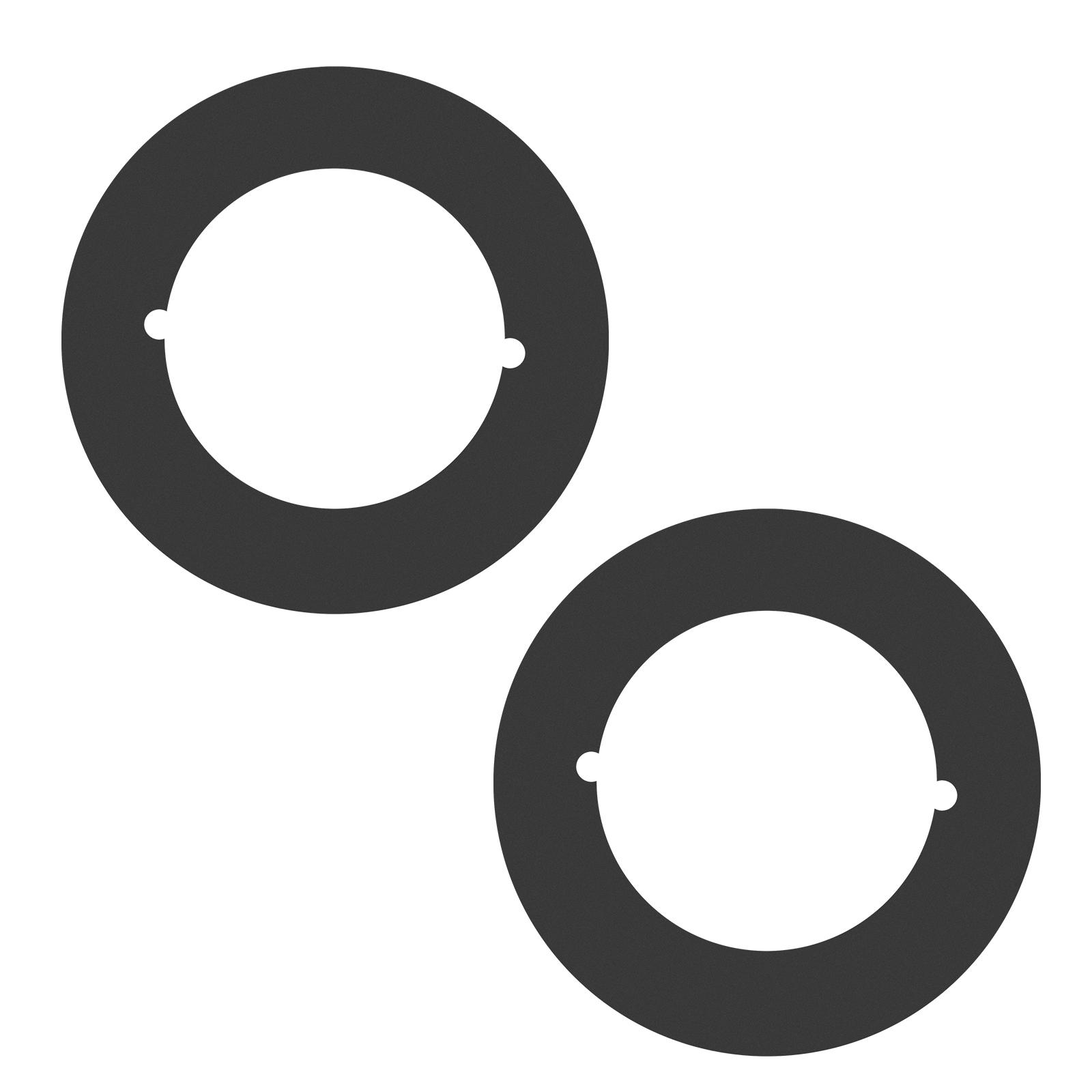 

2Pcs Door Knob Plates Stainless Steel Repair Cover Reinforcement Plate Reliable Door Handle Cover Filler Fixing Repair Backplate