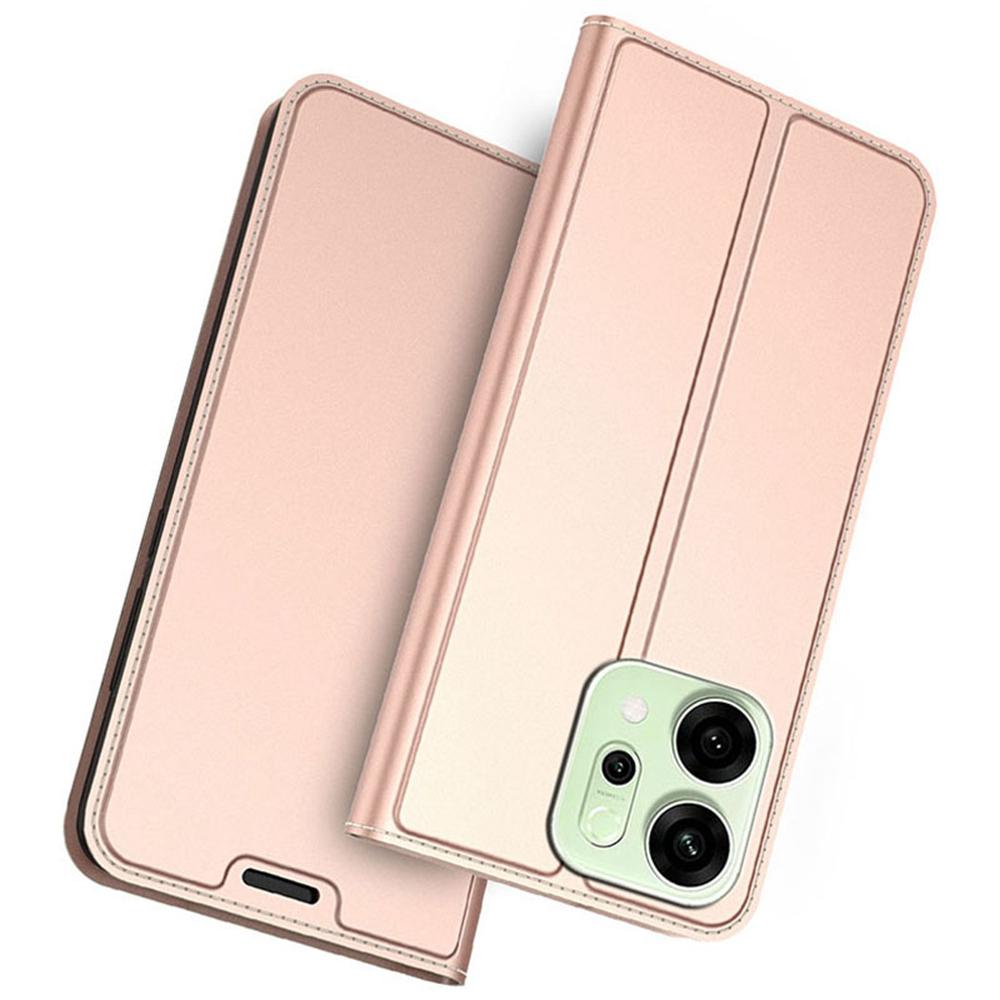 For Oppo Reno14 5G (Global) Case PU Leather Phone Cover with Card Holder Stand