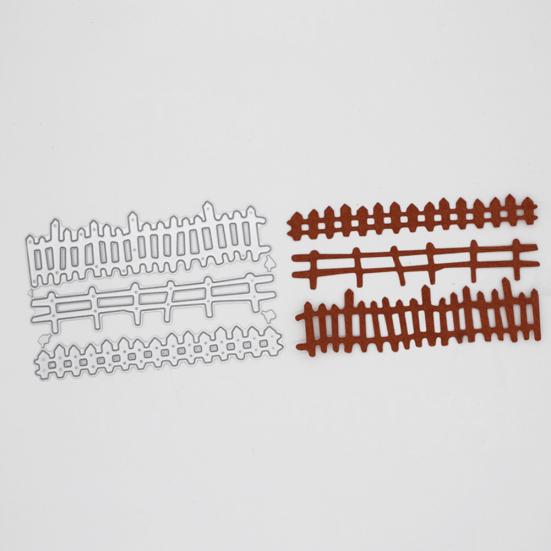 Fence Metal Cutting Dies DIY Scrapbook Emboss Paper Cards Making Decor Stencil